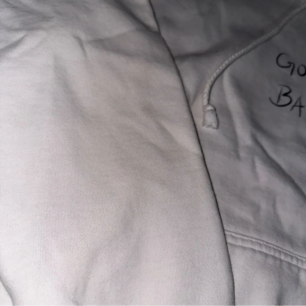 badwood x goodwood white cherub baby angel pullover hoodie sweatshirt size med - Picture 7 of 7